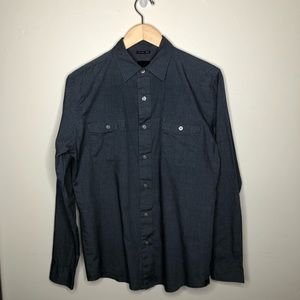 Kr3w Blue Button Up